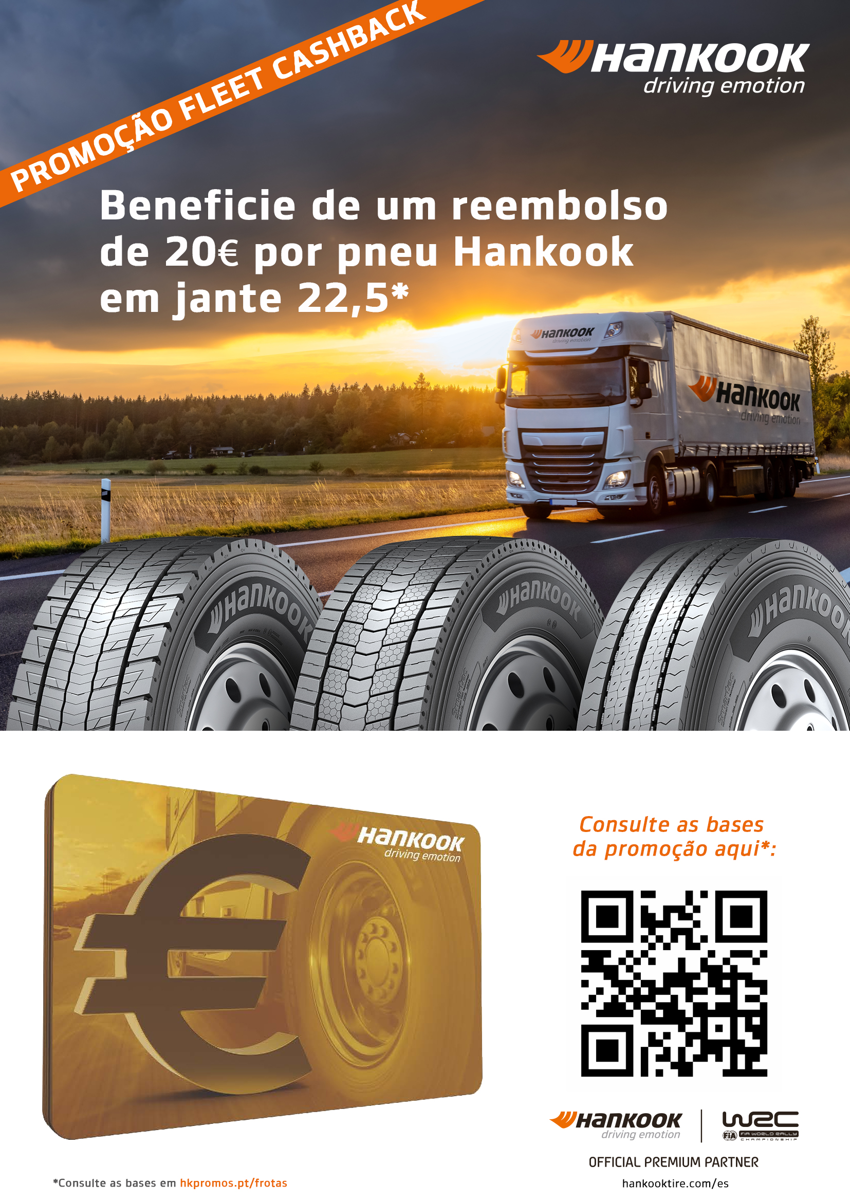 Promoção Cashback Frotas Hankook Abril 2026