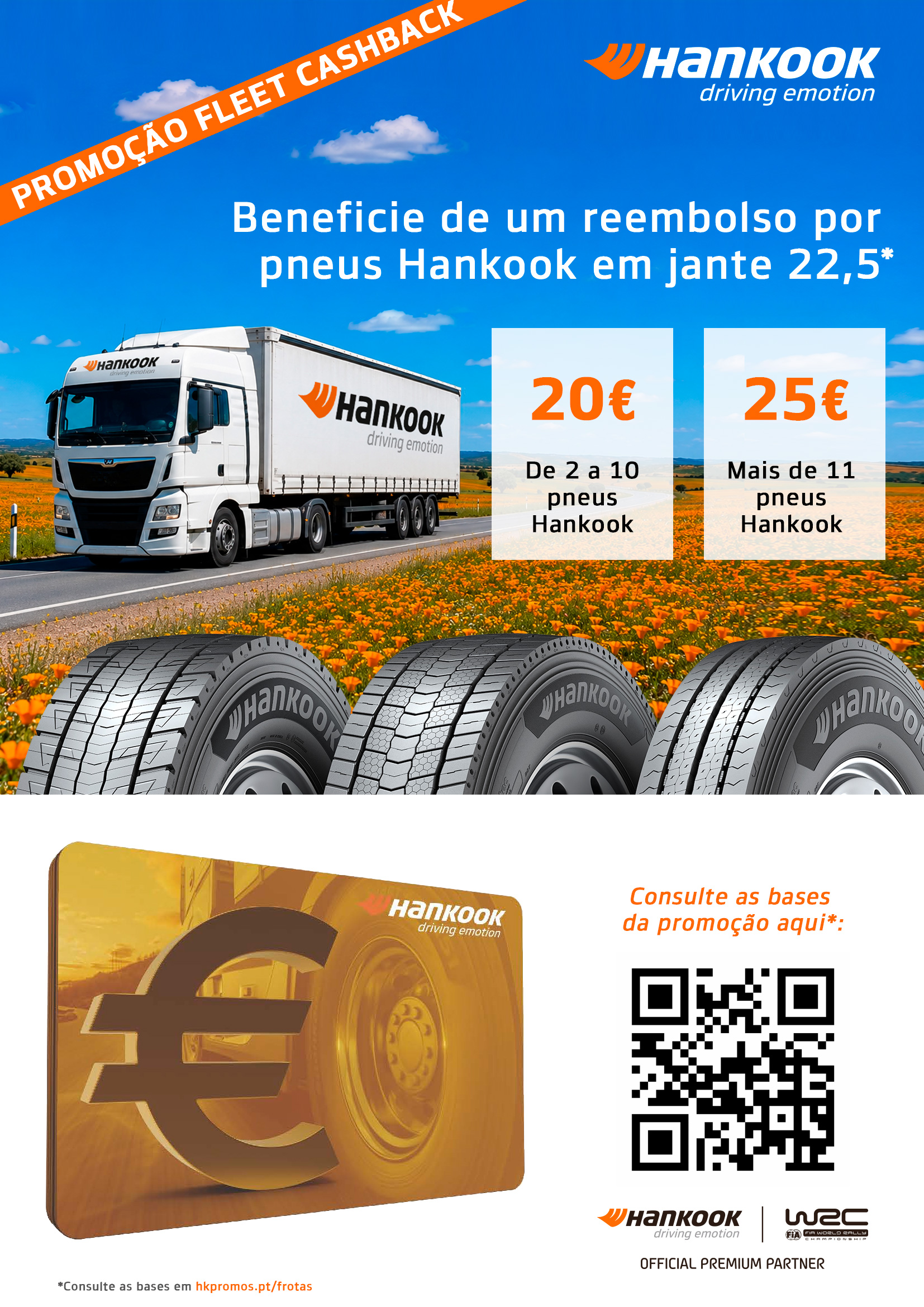 Promoção Cashback Frotas Hankook Outubro 2026