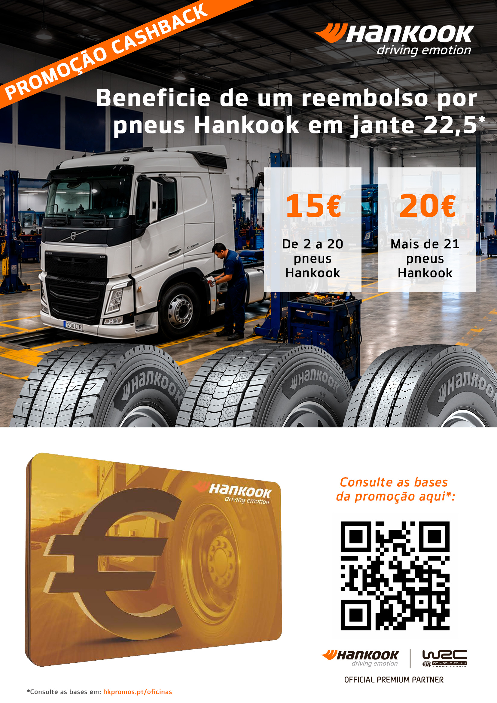 Promoção Cashback Oficinas Hankook Outubro 2026